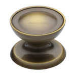 M Marcus Heritage Brass Surrey Design Cabinet Knob 38mm 